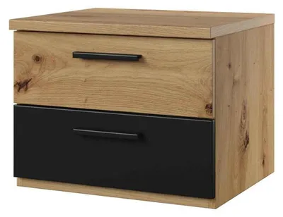 Produktbild von Nachtkonsole Sigma Nachtschrank 46x40x37cm Artisan Eiche schwarz