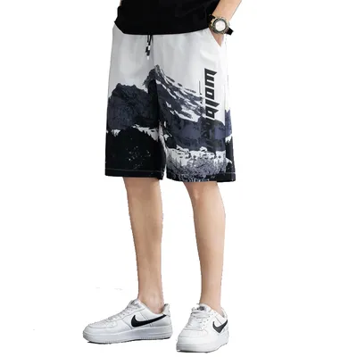 Produktbild von Lässige Shorts für Herren Strandhose (XL)