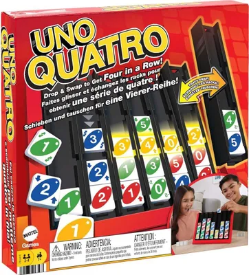 Produktbild von Mattel HPF82 - Mattel Games - UNO Quatro