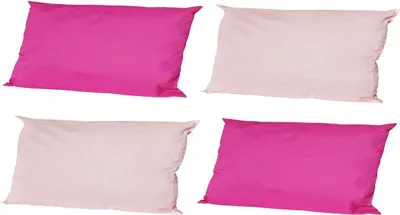 Produktbild von JACK 4x Outdoor Lounge Kissen 30x50cm viele Farben Dekokissen inkl. Füllung Wasserfest Sitzkissen Garten Stuhl, Farbe:2x Pink - 2x Rosa