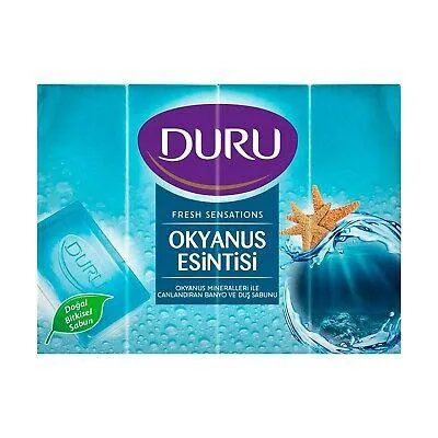 Zdjęcie produktu dla Mydło w kostce Duru Fresh Sensations Ocean Breeze - 4 x 150 g