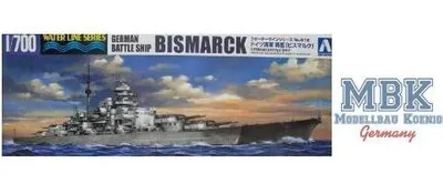 Image de AOSHIMA AO4259 Cuirassé allemand Bismarck