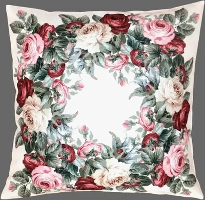 Produktbild von Kissenhülle 40 x 40 cm mit Rosen 40 x 40 cm Kissenhülle
