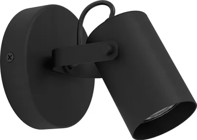 Image de Eglo 900331 SOREGO LED GU10 Plafonnier Applique 1x3W 110x105mm Noir