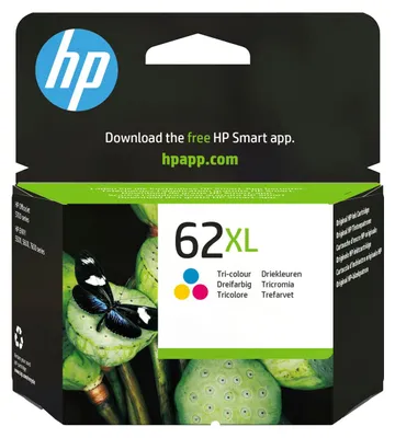 Zdjęcie produktu dla HP 62XL - wysokowydajny - kolorowy (cyjan, magenta, żółty)