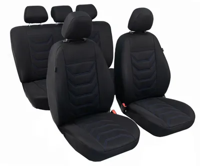 Produktbild von Autobezüge Sitzbezüge Schonbezüge Sitzbezüge Sitzschoner car covers Comfort Komplett Set Universal (Blau)