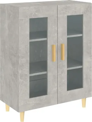 Produktbild von Sideboard Betongrau 69,5x34x90 cm Holzwerkstoff