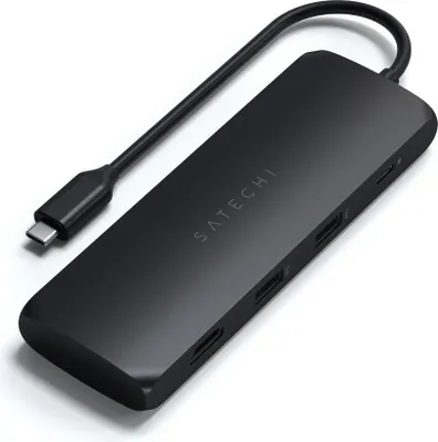 Immagine prodotto di Satechi ST-UCHSEK replicatore di porte e docking station per laptop Cablato USB 3.2 Gen 2 (3.1 Gen 2) Type-A Nero