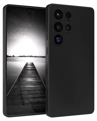 Produktbild von EAZY CASE - TPU Hülle für Samsung Galaxy S25 Ultra, TPU Case stoßfeste Handyhülle, weiches Cover mit Kameraschutz, Silikonhülle in Schwarz