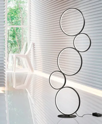 Produktbild von Trio Rondo LED Stehleuchte  36W dimmbar Schwarz Matt warmweiss