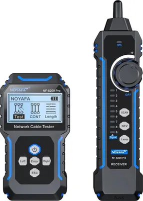 Immagine prodotto di Tester per cavi di rete, misurazione della lunghezza, localizzazione dei guasti, NF-8209Pro