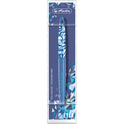 Produktbild von Herlitz my.pen Wild Animals, Blau, Edelstahl, Medium, Rechtshändig, 1 Stück(e)