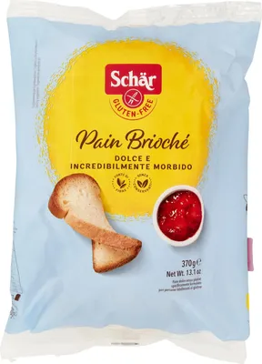 Produktbild von 3x Schar Pain Brioché Pane Dolce senza Glutine Glutenfreies süßes Brot 370g