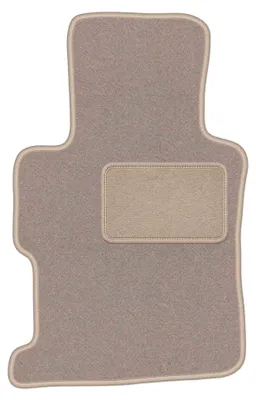 Produktbild von Fahrermatte Velours für Honda Civic IX 2011-2016 (Limousine) – 1-tlg, Beige, passgenau – Wielganizator LUX