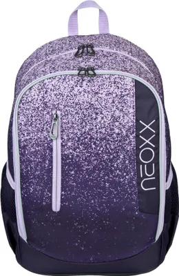 Immagine prodotto di neoxx zaino della scuola con scomparto per laptop Flow School Backpack Glitterally Perfect porpora