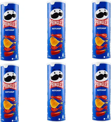 Produktbild von 6x Pringles Perfect Flavour Ketchup Patatine 160g Kartoffel chips