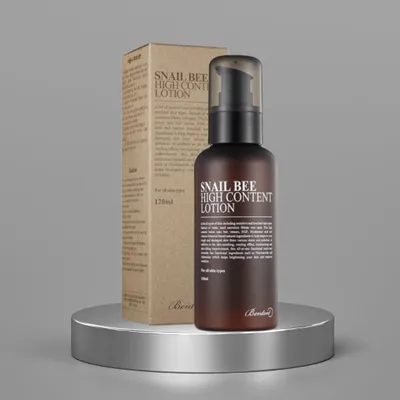 Zdjęcie produktu dla Benton Snail Bee High Content Lotion - Balsam z ekstraktem ze ślimaka i jadem pszczelim - 120 ml