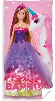 Immagine prodotto di Carbotex BARBIE telo mare telo doccia 70x140cm BARB235001