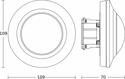 Produktbild von Steinel Praesenzmelder Pd Ir 4360-8 Com1 Up Ws 085124