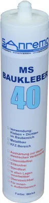 Produktbild von Sanremo BAUKLEBER 40 Klebstoff Dichtstoff 290ml Kartusche