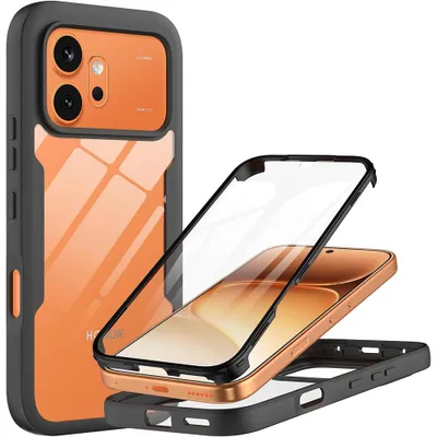 Obrázok produktu pre Puzdro Techsuit – séria ColorVerse 360 s ochranou displeja pre Honor 600 / 600 Pro – čierna
