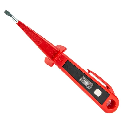 Produktbild von EUROTOOLS Spannungsprüfer Phasenprüfer 250 V, Schlitz - Schraubendreher 150 mm