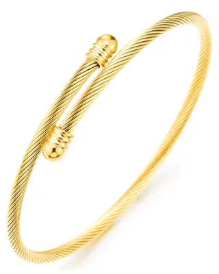 Imagen del producto de Solidchoice - Pulsera de acero inoxidable con cable trenzado para hombres y mujeres