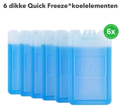 Produktbild von Brisby Quick Freeze® Kühlelemente – Set mit 6 (je 400 g)