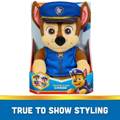 Obrázok produktu pre PAW Patrol PAW PLH Bedtime Plush Core Chase GML, Kreslená postavička, 3 rok / roky