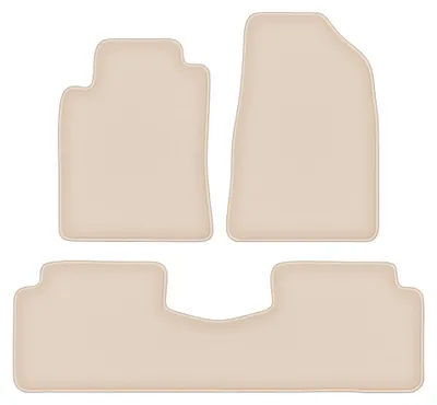 Productafbeelding van Velours automatten voor Toyota Camry V 1996-2001 (sedan) – 3-delig, beige, op maat – Wielganizator FORTUNA