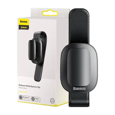Produktbild von Baseus Platin Fahrzeug Brillen clip Nabenklemmung schwarz (ACYJN-B01)