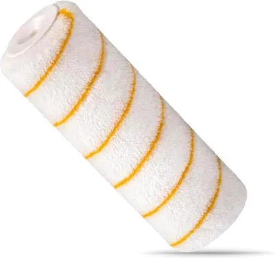 Produktbild von 25cm Poolbeschermingsroller - 12mm - 5 Stück - Gelbdraht Kombiroller