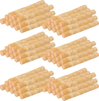 Produktbild von 6 x 264g (72 Stück) mit Joghurt - Gefüllte Kaurollen - Büffelhaut Röllchen
