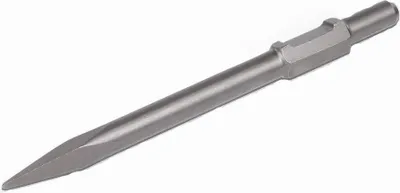 Immagine prodotto di Scalpello a punta SDS HEX Scalpello per martello demolitore 410 x 30 mm - acciaio