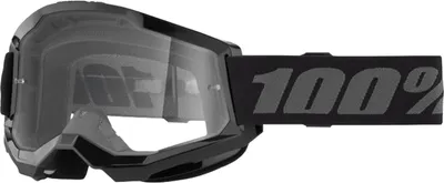Imagen del producto de Gafas para moto 100% MX Cross, modelo Strata 2 Junior, lentes transparentes, referencia FA23