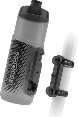 Fidlock, TWIST bottle 600 overmolded + uni base with Fidlock logo 2023 - transparent black