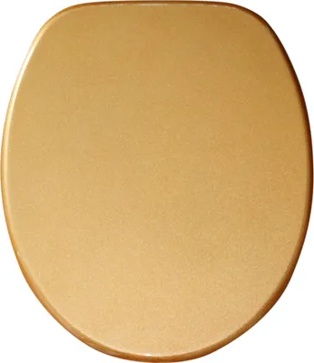 Produktbild von SANILO® WC-Sitz mit Absenkautomatik Glitzer Gold, Toilettendeckel direkt vom Hersteller, Klodeckel, Klobrille, WC Deckel, Toilettensitz, WC Brille