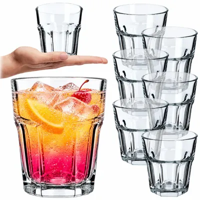 Obrázek produktu pro KADAX sklenice na vodu a džus "Rust", sklenice na nápoje, sklenice 230 ml, 6 kusů