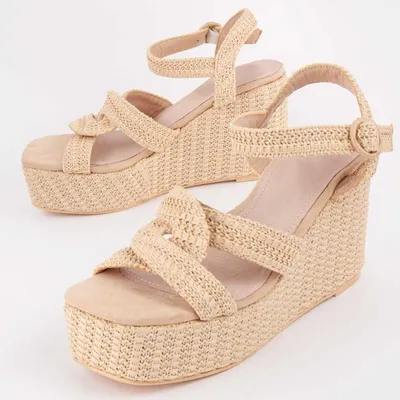 Produktbild von Montevita Wedge Sparto Sandale Salia11 Beige