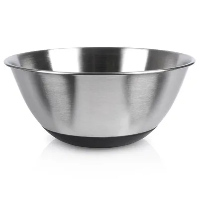 Immagine prodotto di Ciotola per mescolare Excellent Houseware, acciaio inossidabile, 18x8 cm, 1,2 l, argento/nero