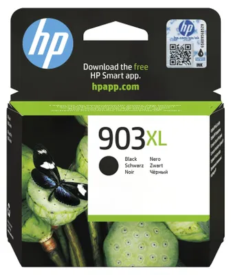Produktbild von HP 903XL Schwarz Original Tintenpatrone mit hoher Reichweite, Hohe (XL-) Ausbeute, Schwarz, Tinte auf Pigmentbasis, 20 ml, 1 Stück(e), 750 Seiten