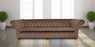 Produktbild von XXL Big Sofa Couch Chesterfield 240cm Polster Sofas 4 Sitzer Leder Textil  #235