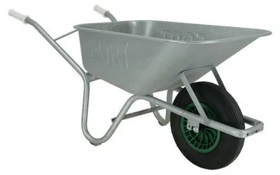 Productafbeelding van Fort 116V-100 volledig verzinkte kruiwagen 100 liter met 2PLY luchtband