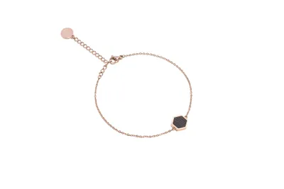 Image de BeWooden Náramek Bracelet Hexagone Rose XS/S 14-18 cm