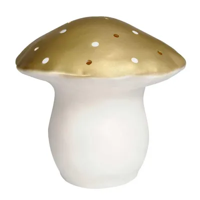 Produktbild von Egmont Toys Heico Lampe Pilz 29x30 cm gold