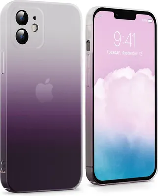 Produktbild von Lila Ombre-Hülle Für Iphone 12 6.1'