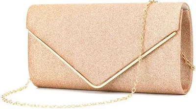 Produktbild von Elegante Abendtasche mit Pailletten, schwarz, 23x4x11cm
