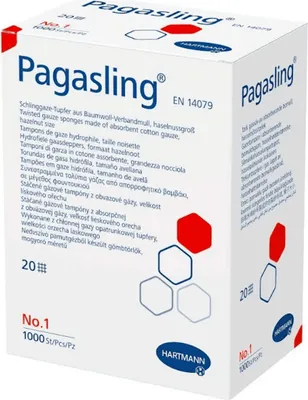 Produktbild von 6x Hartmann Pagasling® Schlinggazetupfer, unsteril Gr. 2 - 1000 Stück | Packung (1000 Stück)