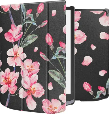 Immagine prodotto di Custodia rigida pieghevole imoshion Design Sleepcover Pocketbook InkPad X Pro - Blossom