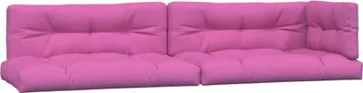 Produktbild von vidaXL Palettenkissen 5-tlg. Rosa Stoff